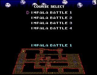 Screenshot Thumbnail / Media File 1 for Super Mario Kart (USA) [Hack by Ok Impala v1.0] (~Super Mario Kart - The Impala Battles) (Custom Battle Tracks)